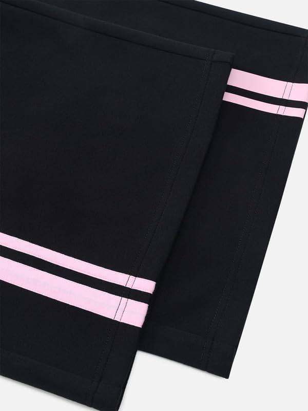 Aelfric Eden Farbblockierung Baggy Jogginghose Herren Damen Weites Bein Sweatpants Baumwolle Kordelzug Freizeithose Y2K Streetwear Sporthose mit Taschen