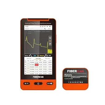 OTDR Fiber Optic Tester 1310/1550nm 32dB/30dB 150KM Multi-Function with RJ45 Cable Tracking