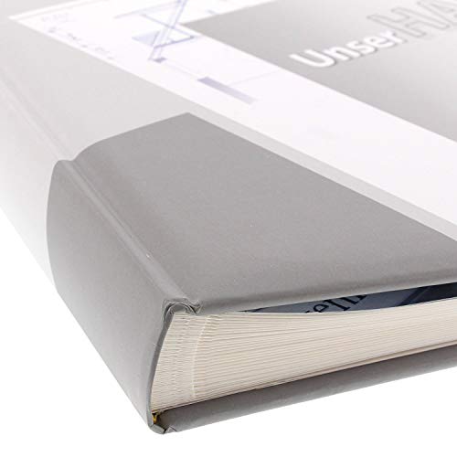 goldbuch 27001 Fotoalbum Unser Haus, 30 x 31 cm, 60 weiße Seiten mit 4 illustrierten Seiten und Pergamin-Trennblättern… – Bild 6