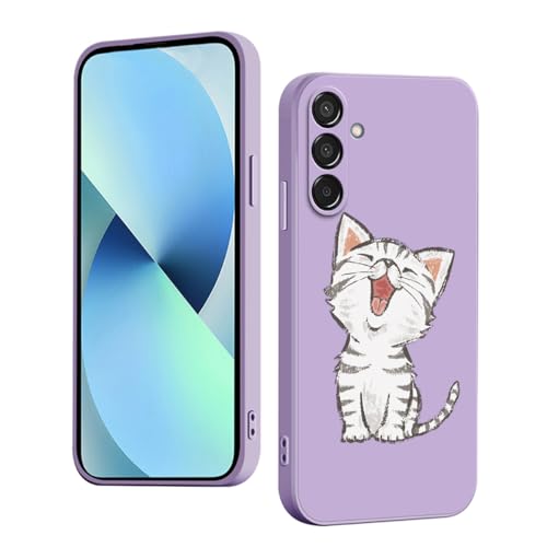 WOKEZ Kattunge Telefonfodral för Samsung Galaxy M15 5G - TPU Skydd