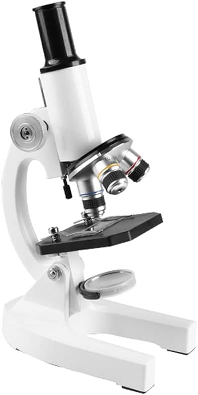 Microscope Magnifier Monocular Compound Microscope 6000x Magnification LED Illumination for Kids Adults Students Science Kit