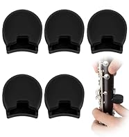 Comfortable Cushioning - Our clarinet thumb rest cushion is crafted from soft silicone, providing a gentle touch that enhances your playing experience while reducing discomfort during long sessions; Universal Fit - This set includes 5 black clarinet ...