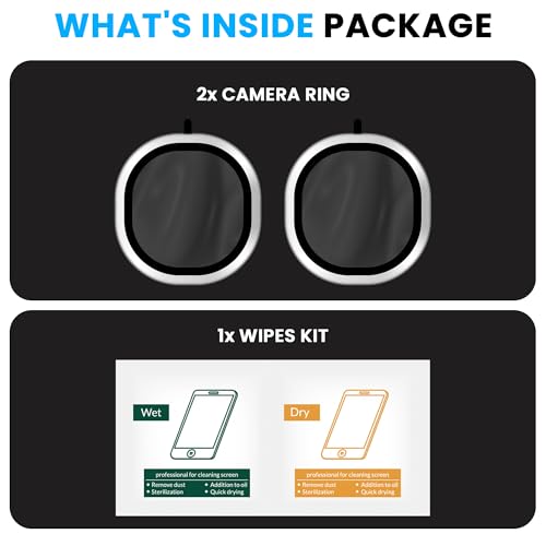Image of ArmourPro Camera Lens Protector for Vivo Y31 Pro (6.72 Inches) Tough HD Individual Aluminum Alloy Rings 9H Camera Cover, Scratch-Resistant,Camera Lens Protection| Silver, 1 Pack