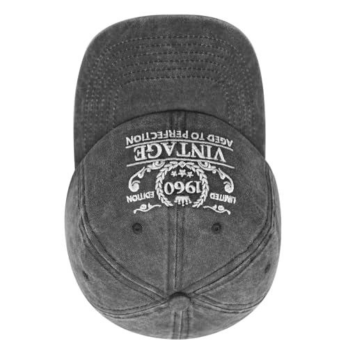 Image of 65th Birthday Gifts for Men Women, Happy 65th Birthday Decorations 1962 Hat | Unique 65 Year Old Gift Ideas Vintage 1962 Baseball Caps Woman Adjustable 65th Hats for Dad Grandpa Husband Mom Grandma Wife