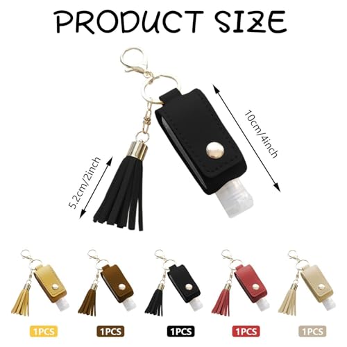 5-Teilige Händedesinfektionsflaschen, Praktisches Pressdesign, Leicht Zu Tragen, Mäßiges Fassungsvermögen, Leicht Nachzufüllen, Tragbares Erscheinungsbild, Geeignet Für Zuhause, Büro Und Reisen