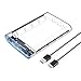 Produktbild ORICO - Transparent 3,5 Zoll Externes Festplattengehäuse, USB 3.0 auf SATA III 6 Gb/s, für 3,5'' SATA Desktop-PC HDD und SSD 8TB, Werkzeugfreie Montage, Unterstützung UASP