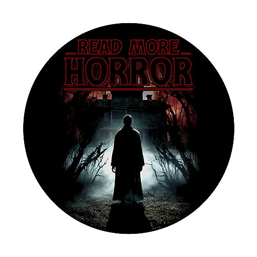 Read More Horror Classic Horror Book Cover Parody PopSockets Swappable PopGrip, Black - Image 3