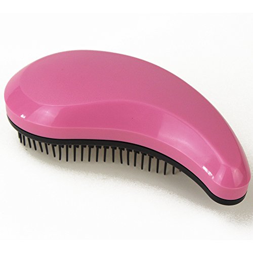 Hair Brush Tangle Detangling Comb Hair Brushes Salon Styling Tamer Massage Healthy Tools Reduce Hair Loss (Pink)