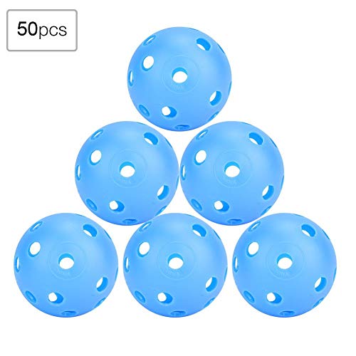 Bola de golfe, 50 pcs Bolas de Prática de Golfe de Fluxo de Ar Oco de Cor Sólida, Boas Característic