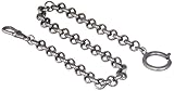 Sehr haltbar MTS Taschenuhrkette Erbskette 7 mm / 30 cm Antik-Look-Altsilber