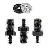 Schleifadapterstange 5 mm auf 10 mm für Mini-Winkelschleifer mit Druckplatte, Metallkonstruktion für Dekoration und Möbelproduktion, kompatibel mit 7,6 cm Schleifern (Stange mit Platte)