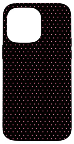 Polka Dot Pattern Black and Pink Women Girls Polka Dots X}zP[X iPhone 14 Pro Max p