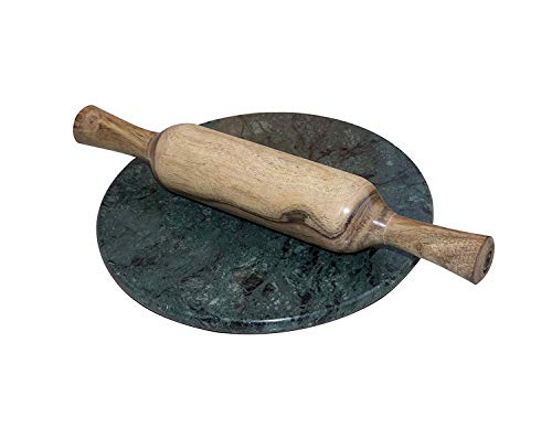 HANDCRAFTD Polpat-Roti Roller/Chakla-Belan/Rolling Pin, 22 Cms, Round HANDCRAFTD Polpat-Roti Roller/Chakla-Belan/Rolling Pin, 22 Cms, Round