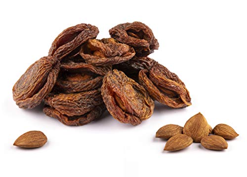 Bio wilde Aprikosen gefüllt mit einem süßen Aprikosenkern Fairtrade aus Usbekistan 1 kg Rohkost Bergaprikosen, nicht bedampft daher trocken, sonnengetrocknet, ohne Zuckerzusatz, ungeölt 1000g