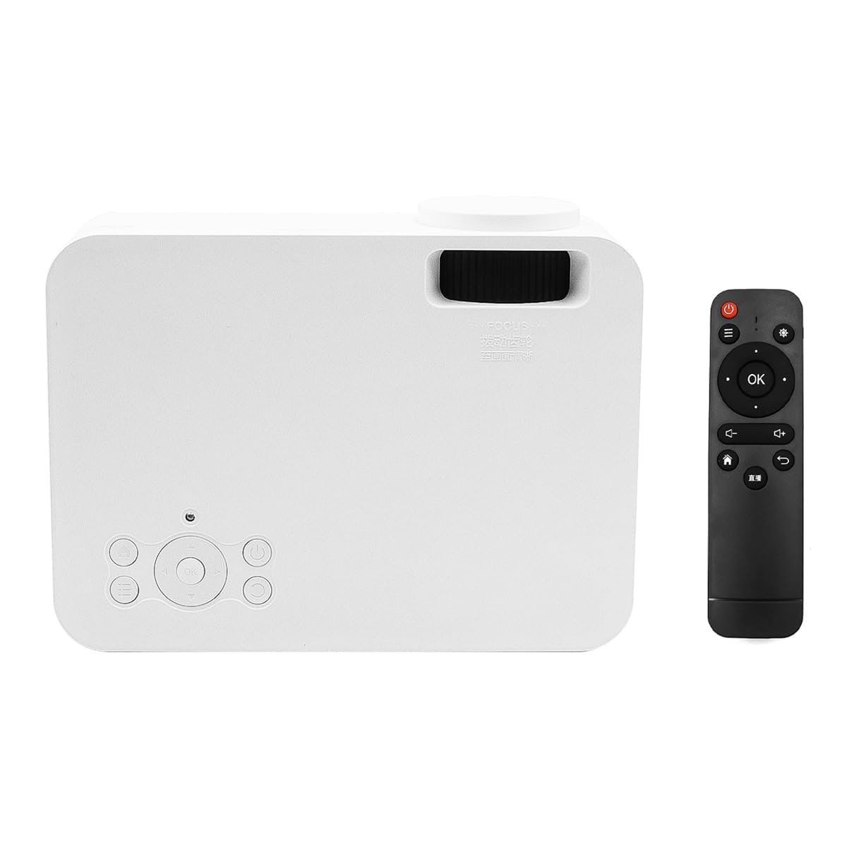 POFET Mini Proiettore Telefonico Portatile 1080P Supporto Full HD Proiettore Film Home Cinema Piccolo Proiettore Video Compatibile con HDMI, Smartphone, Tablet, PC, TV Stick
