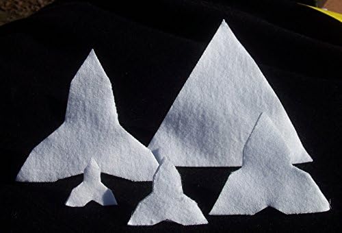 Miniatura 3 de BoreSmith Parches triangulares, escopeta, parches de limpieza prémium para pistolas