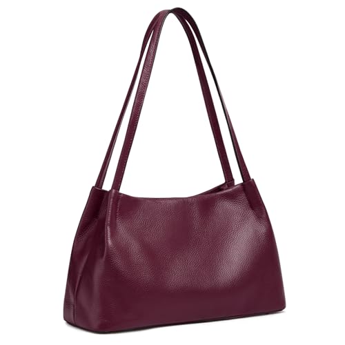 Image of Kattee Genuine Leather Purse and Handbag for Women, Soft Hobo Bag