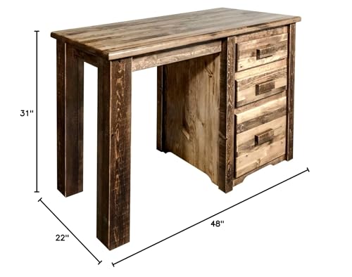 Montana-Woodworks-Homestead-Collection-Office-Desk-Stain-Lacquer-Finish Montana Woodworks Homestead Collection Office Desk Stain Lacquer Finish