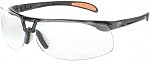 UVEX by Honeywell Protégé Safety Glasses, Metallic Black Frame with Clear Lens & Hydroshield Anti-Fog Coating (S4200HS)