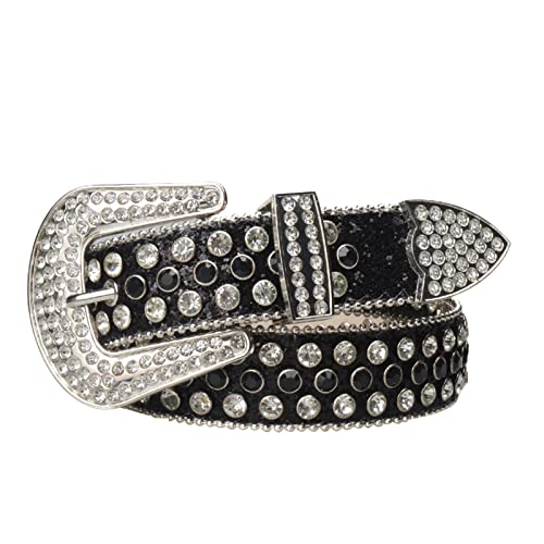 Rhinestone Belts for Men Studded Belt Bridal Belt Western Belts for Women Bling Rhinestone Fringe Belt