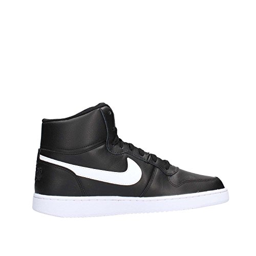 Nike Ebernon Mid Men's Basketball Shoes, Black Black White 002, 9