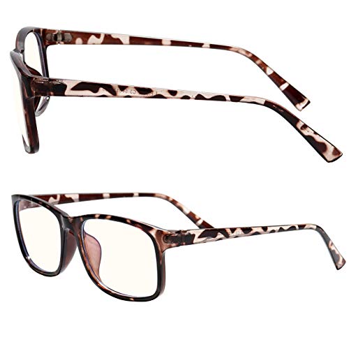 Poxas Radiation Protection glasses Square Eyeglasses Frame Anti Blue Light Blocking glasses4