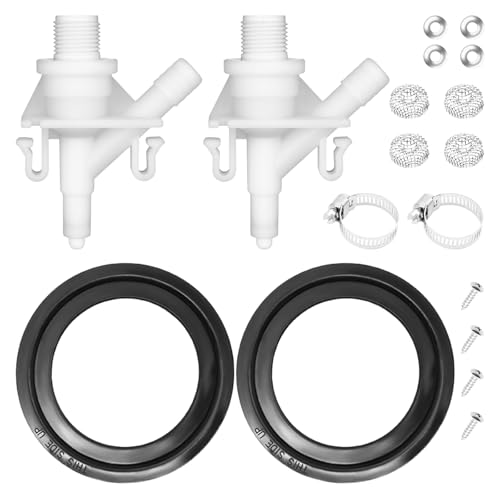 Image of 31705 RV Toilet Water Valve Kit Freeze-resistant and Leak-resistant RV Toilet Parts Compatible with Thetford Aqua-Magic V High and Low Models RV Toilet