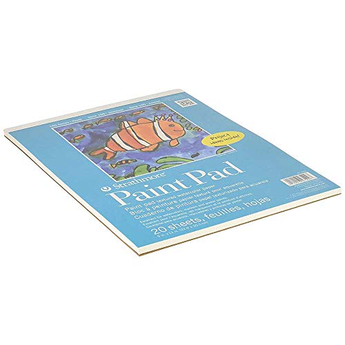Series Youth Paint Pad, 9x12 inches Tape Bound, 20 Sheets (New Version)