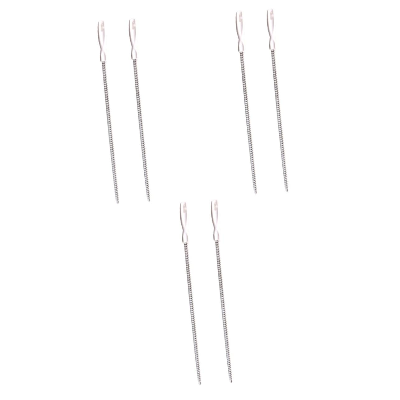 Healeved 3 Sätze Flexible Spülbecken-reinigungsbürste Abflussreiniger Für Abwasserkanäle Überlaufreiniger Abflussstifte Für Badezimmer Küchenspüle Badewanne 2 Stück * 3