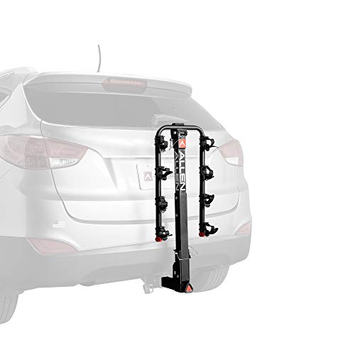 Image of Allen Sports Deluxe Quick Install 4-Bike Hitch Rack, Model 1540RR , Black