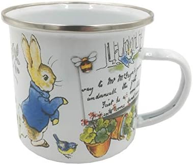 Peter Rabbit Enamel Mug by Robert Frederick : Amazon.co.uk: Home & Kitchen