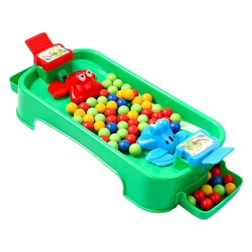 Portables Frogs Bean Sorting Game Bright Color Recognition Game for Toddler Early Learning Skill Development Portable Travel Boa