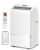 Portable Air Conditioners, 16000 BTU AC Cools up to 800 Sq Ft, Quiet 40 dB Free Stand Portable AC with Drainage-Free Cooling/Fan/Dehumidifier, Sleep Mode, APP&Remote Control, Installation Kit
