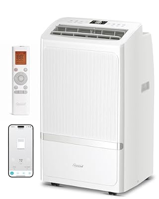 Portable Air Conditioners, 16000 BTU AC Cools up to 800 Sq Ft, Quiet 40 dB Free Stand Portable AC with Drainage-Free Cooling/Fan/Dehumidifier, Sleep Mode, APP&Remote Control, Installation Kit
