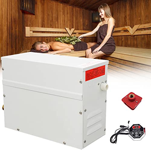 Generador de vapor de 6 kW para spa, sauna y ducha con controlador programable, apto para baño y hotel