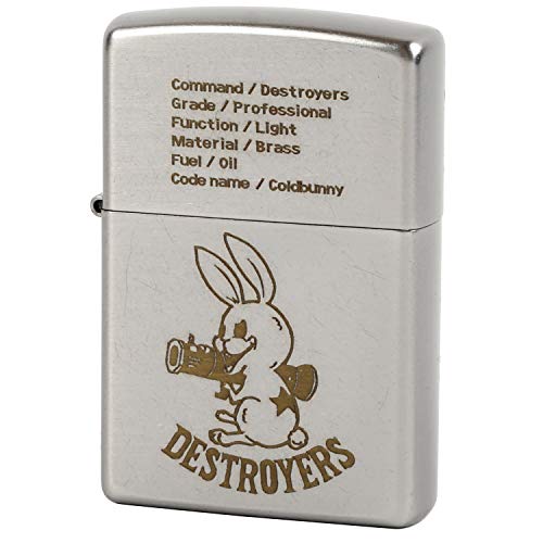 ZIPPO(ジッポー) ライター シルバー オールド フィニッシュ デストロイヤーズ エッチング 2OF-COLDBUNNY