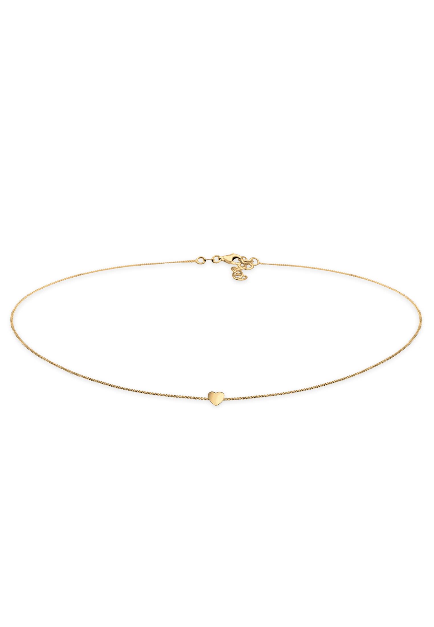 Elli Choker Herz Liebe Kette 925 Sterling Silber – Damen