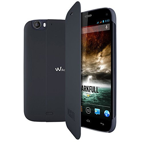 Wiko Etui Folio Darkfull Bleu foncé