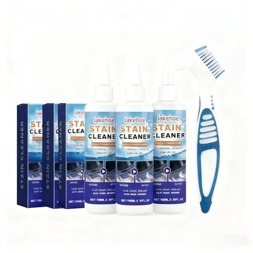 Removedor de moho de limpieza profunda de 100 ml, gel removedor de manchas para el hogar, limpiador de lavadoras, apto para azulejos, refrigeradores, ventanas, baños y fregaderos. (3)
