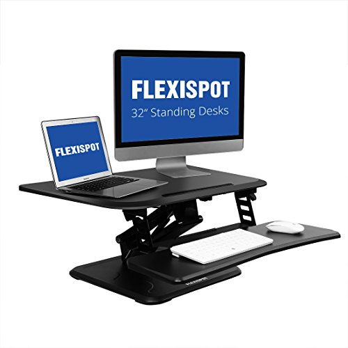 Buy FlexiSpot 32" Standing Desk Riser Height Adjustable Stand up Desk
