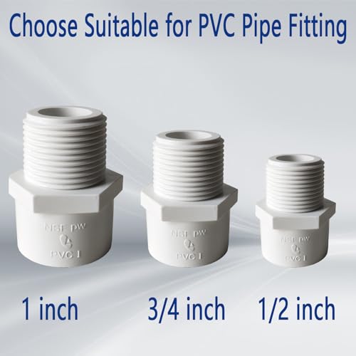 Ytfsa 1/2 NPT 1/2 Inch Npt Male Thread Pvc Pipe Fitting Adapter Connector thumb #5