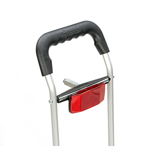 Andersen Einkaufstrolley Royal XXL luftbereift mit Fahrrad-Anhängerkupplung und 43 Liter Tasche Vektor schwarz/blau mit… – Bild 8