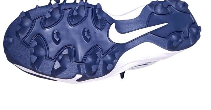 Nike Force Savage Pro 3 Men's Mid Football Cleats Blue White FJ8163-400 Size 154