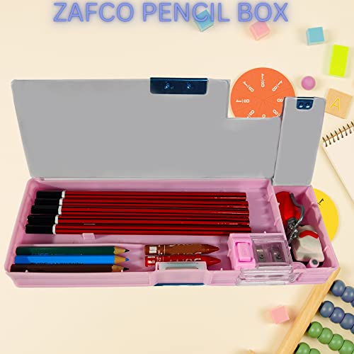 Image of ZAFCO Magnetic Astronaut Pencil Box with Sharpner Large Capacity Space Theme for Kids Boys Girls School Going Children Stationaries Organizer Birthday Return Gift School Supplies (Pack of 1)