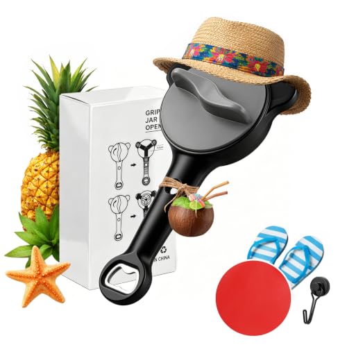 YouthRun 4-in-1 Adjustable Jar Opener with Magnetic Hook