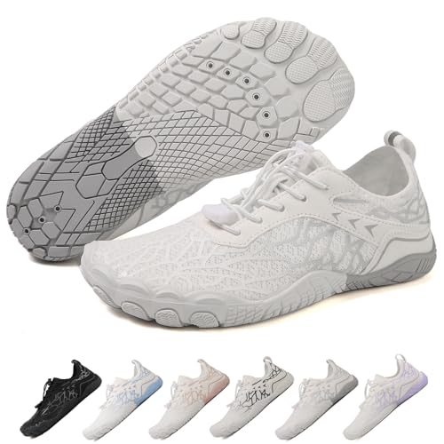 Image of Hike Barefoot Shoes Womens Men,Unisex Barefoot Water Shoes Breathable, Anti-Slip Hiking Footwear for Athletic Wide Toe Shoe Footwear for Hiking, Walking, Running, Yoga, and Water Sports