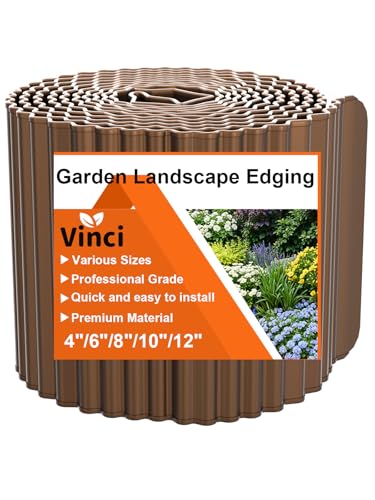 Vinci Garden Landscape Edging Border, 6 Inch x 40 FT