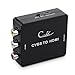 Cingk Mini RCA Composite CVBS AV to HDMI Video Audio Converter Adapter for TV/PC/PS3/Blue-Ray DVD,Black