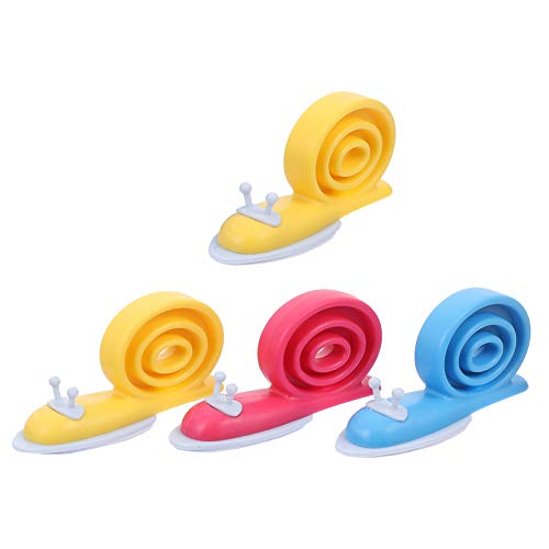 KAILIKETIY 4pièces Lot Porte Escargot pour Garçon Fille Butée De Porte Sécurisée Plastique Couleur Aléatoire