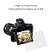 kinokoo Tempered Glass Film for Canon EOS 5D Mark IV Crystal Clear Film Canon 5D4 Screen Protector with Top Screen Protector(2 pack)